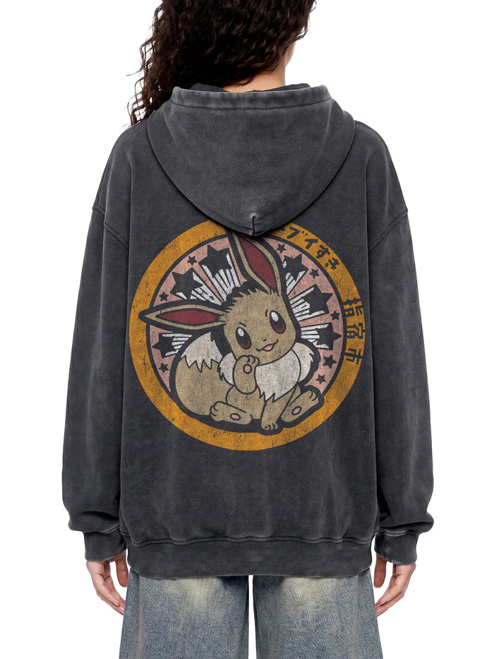 STRAY — Oversized Vintage-Wash Hoodie