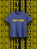 HONESTY IS ICONIC — Washed Fitted Baby Tee