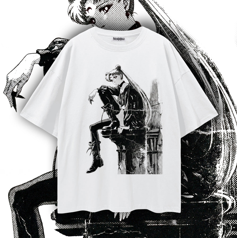 REQUIEM (Bone) — Oversized Vintage-Wash Tee