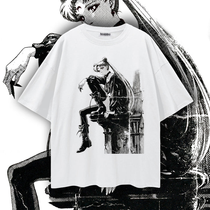 REQUIEM (Bone) — Oversized Vintage-Wash Tee
