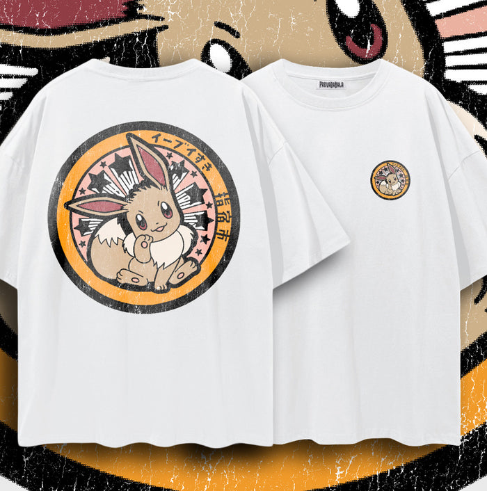STRAY — Oversized Vintage-Wash Tee White