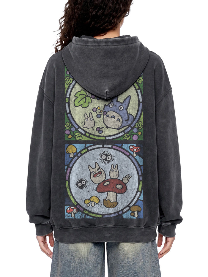 GROVE  — Oversized Vintage-Wash Hoodie