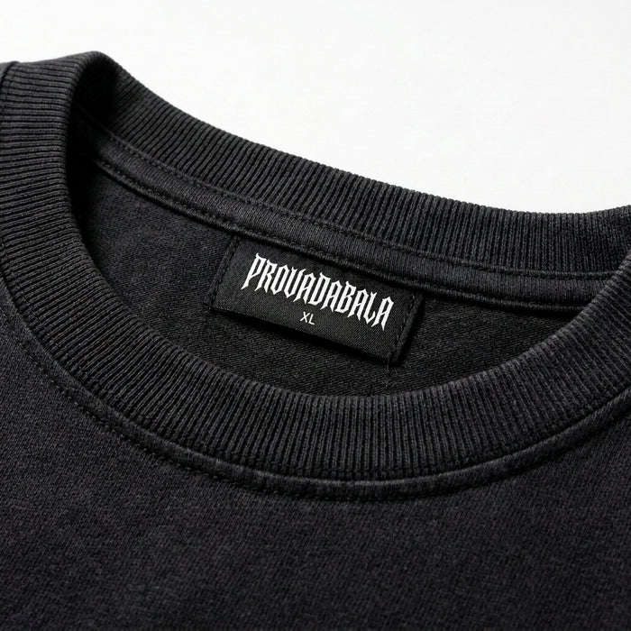 FALLEN (Bone) — Oversized Vintage-Wash Tee