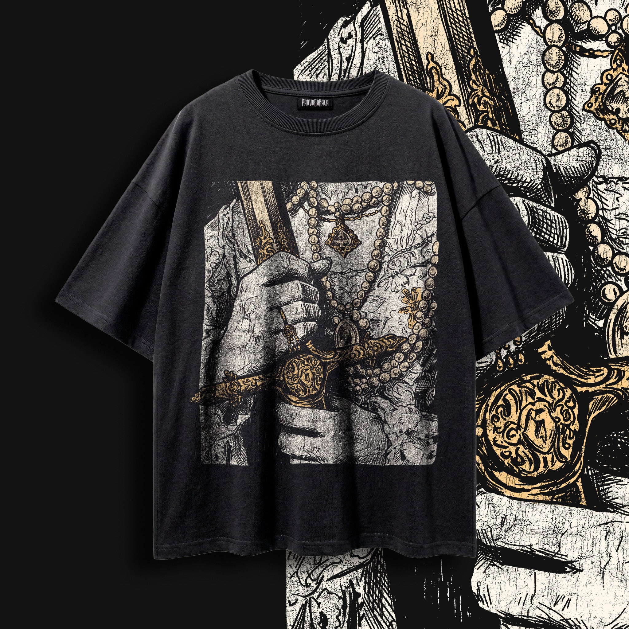 PENANCE (Relic) — Oversized Vintage-Wash Tee