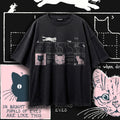 HOW TO DRAW A CAT (Blush) — Oversized Vintage-Wash Tee