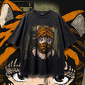 FERAL (Amber) — Oversized Vintage-Wash Tee