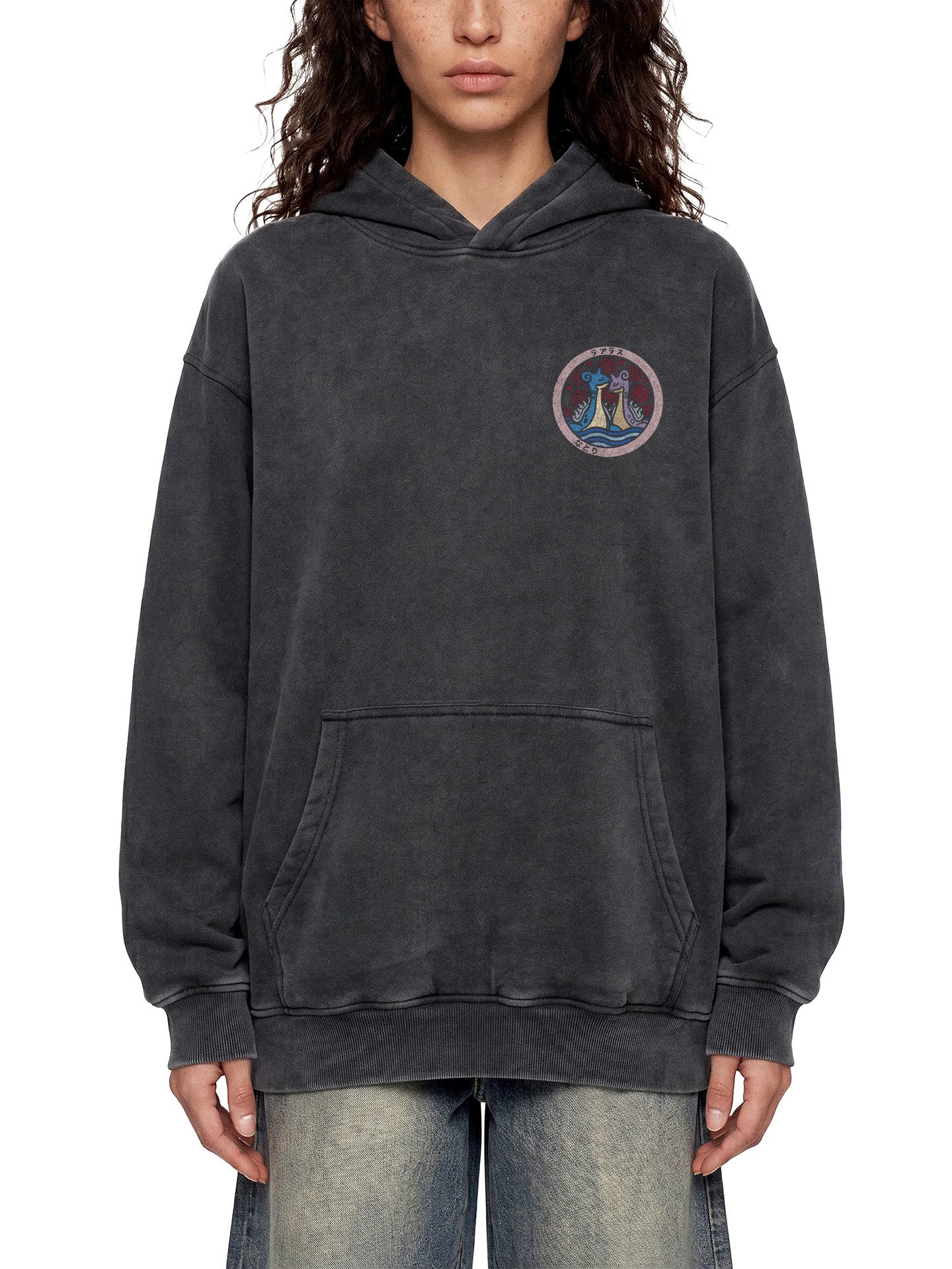 DEVOTION — Oversized Vintage-Wash Hoodie
