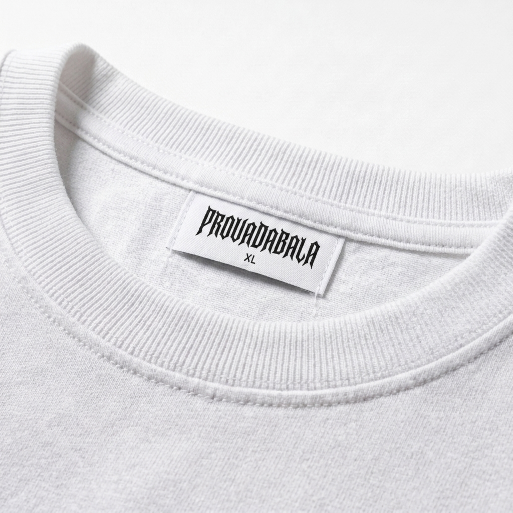 BALLET (Rose & Crimson) — Oversized Vintage-Wash Tee White