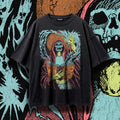 GRIMOIRE (Verdigris) — Oversized Vintage-Wash Tee