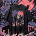 WARLOCK (Dusk) — Oversized Vintage-Wash Tee