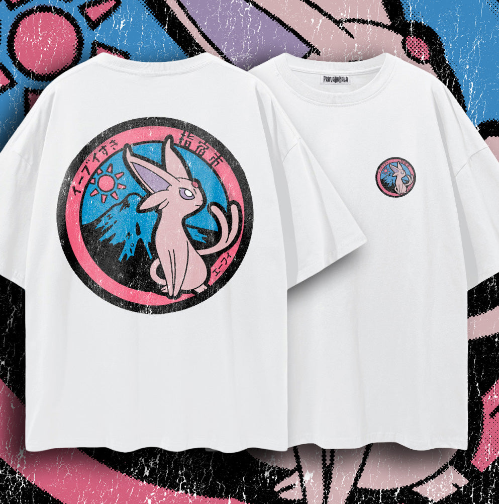 HALO — Oversized Vintage-Wash Tee White
