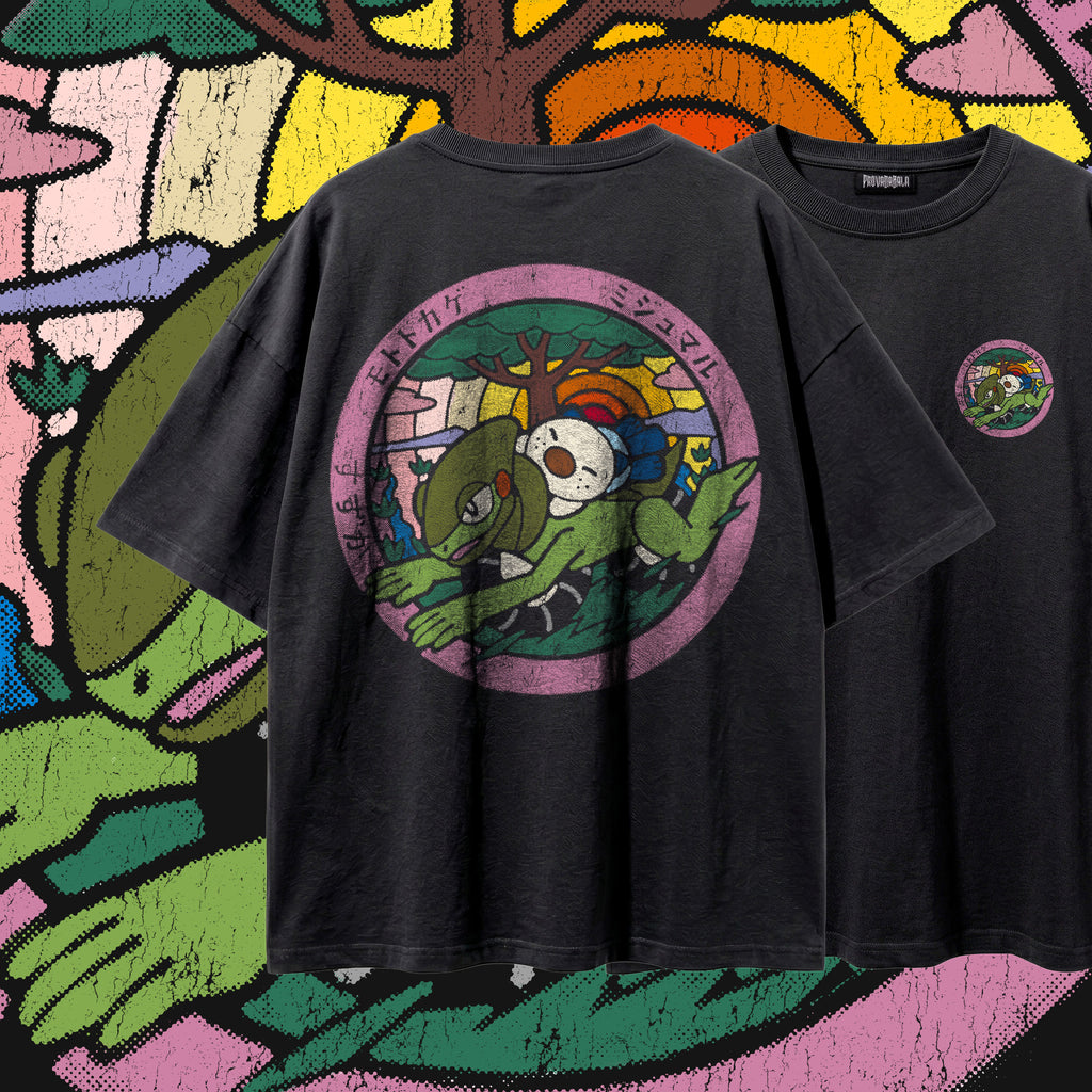 SLUMBER — Oversized Vintage-Wash Tee