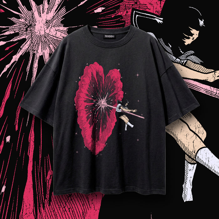 SUPERNOVA — Oversized Vintage-Wash Tee