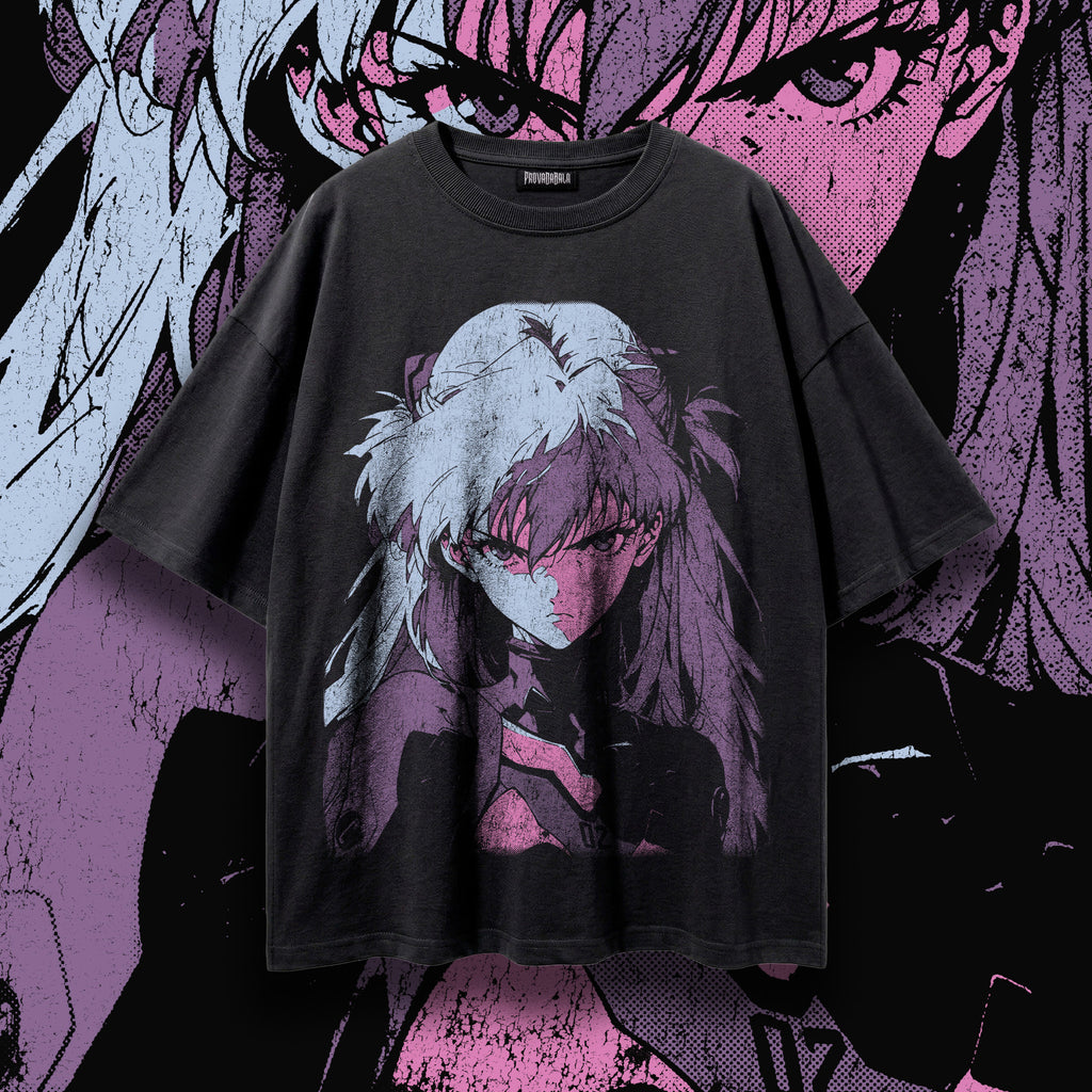 WRATH (Blush) — Oversized Vintage-Wash Tee