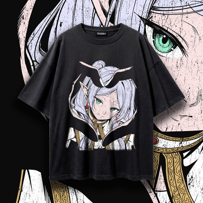 ADORE — Oversized Vintage-Wash Tee