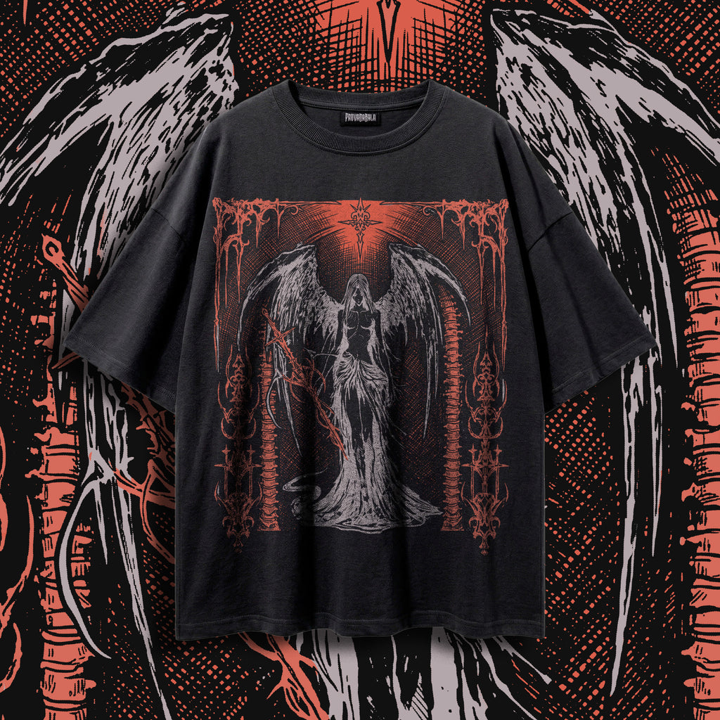 SERAPH (Ember) — Oversized Vintage-Wash Tee