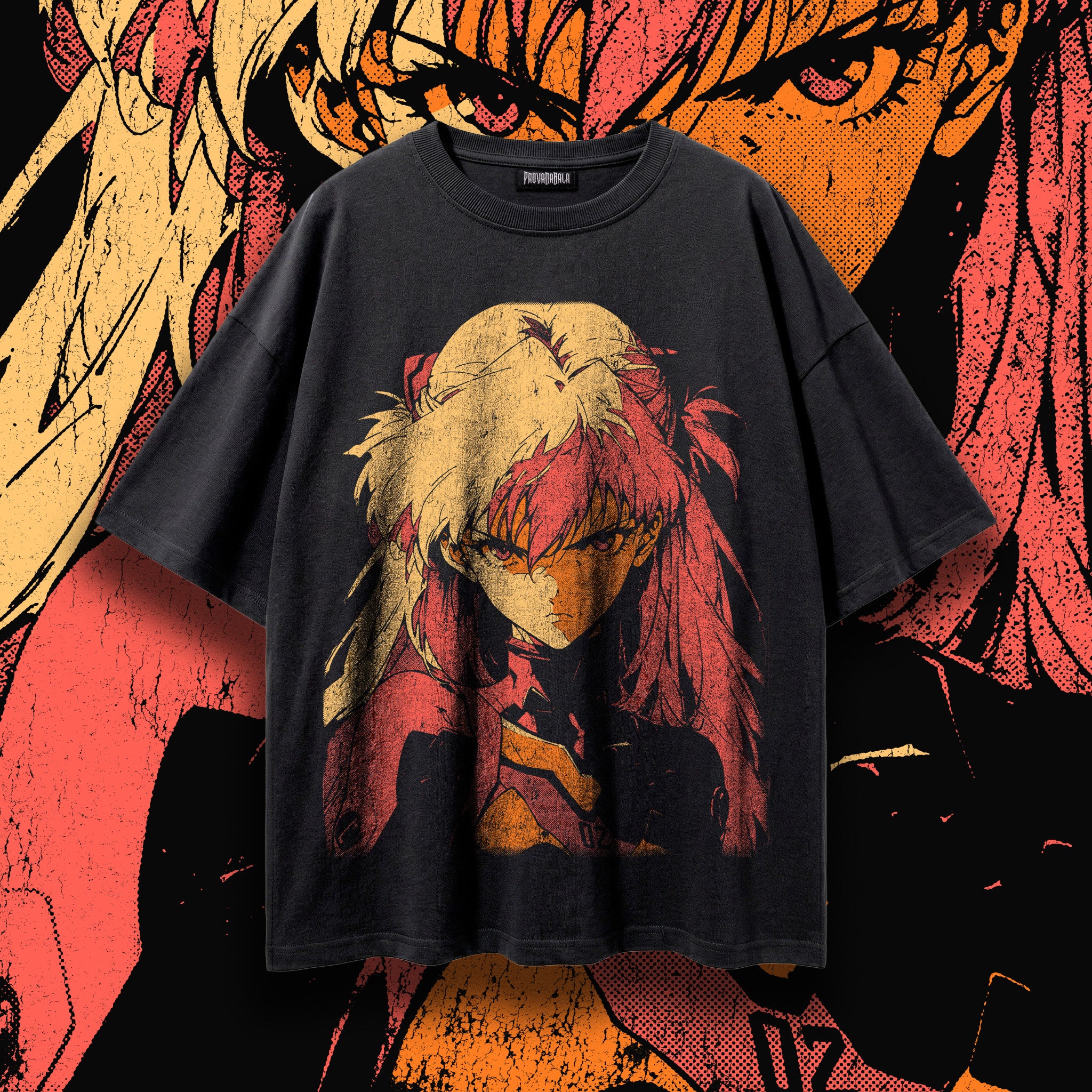 WRATH (Ember) — Oversized Vintage-Wash Tee