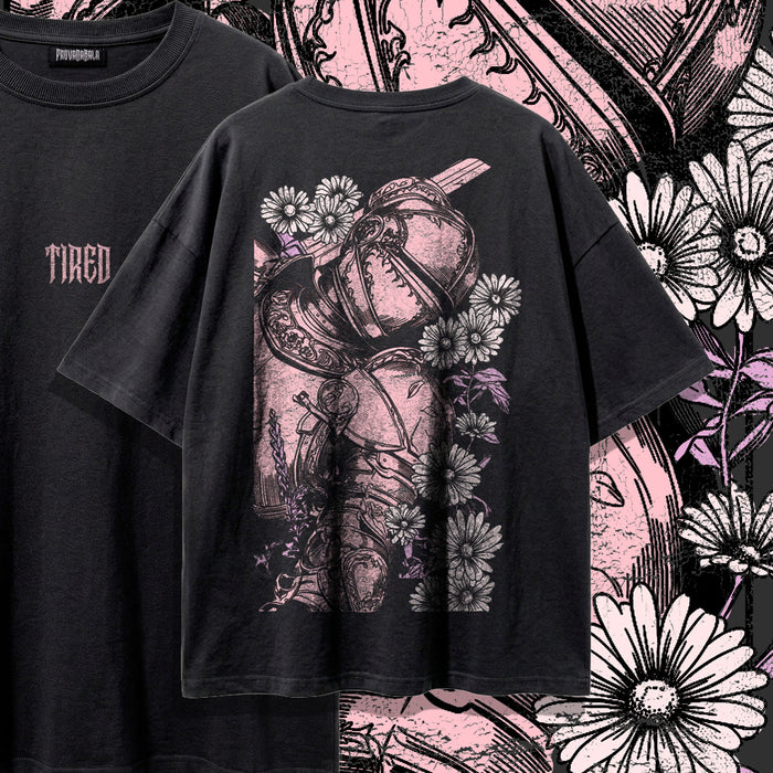 TIRED (Wilt) — Oversized Vintage-Wash Tee
