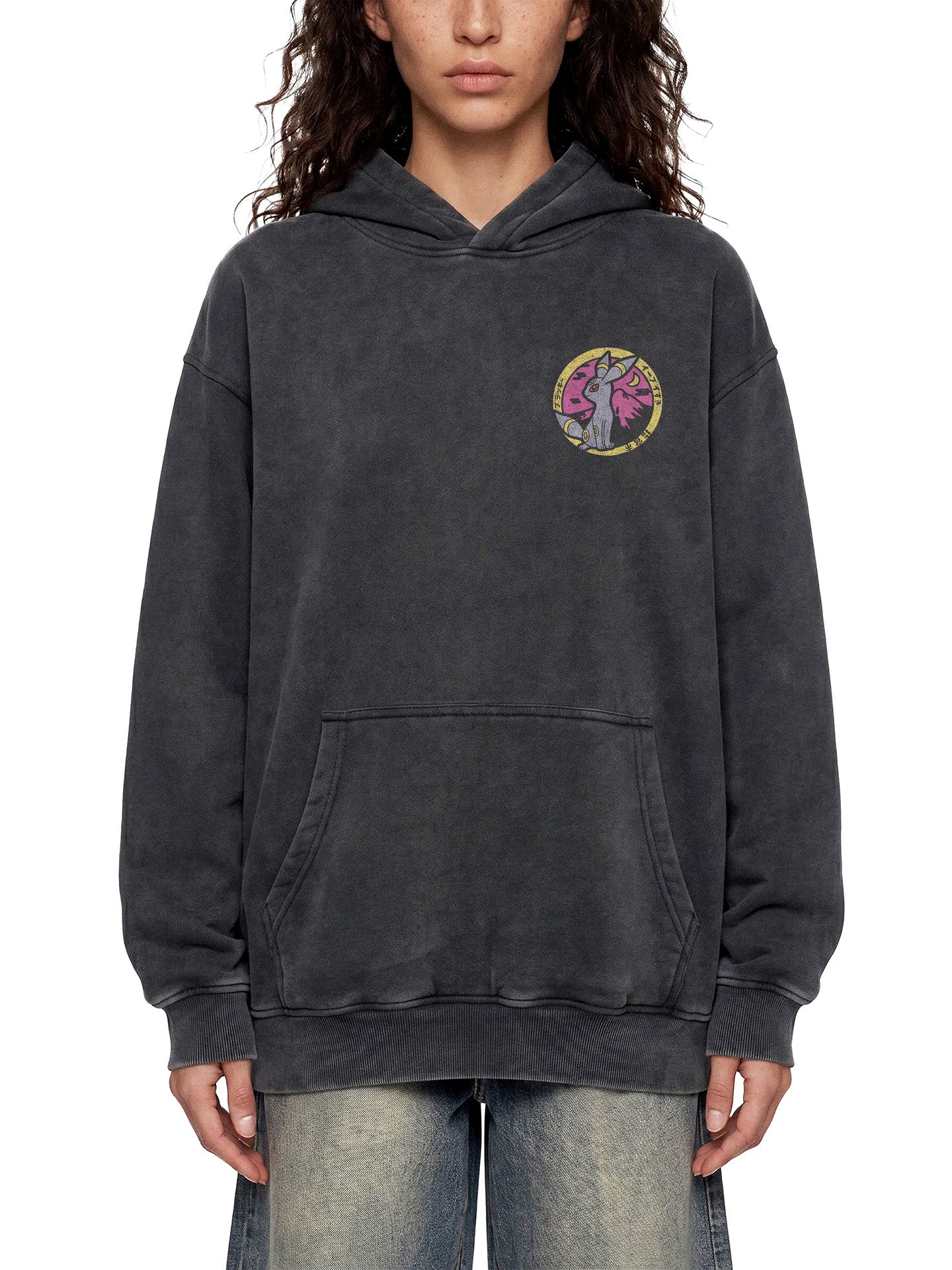 ECLIPSE — Oversized Vintage-Wash Hoodie