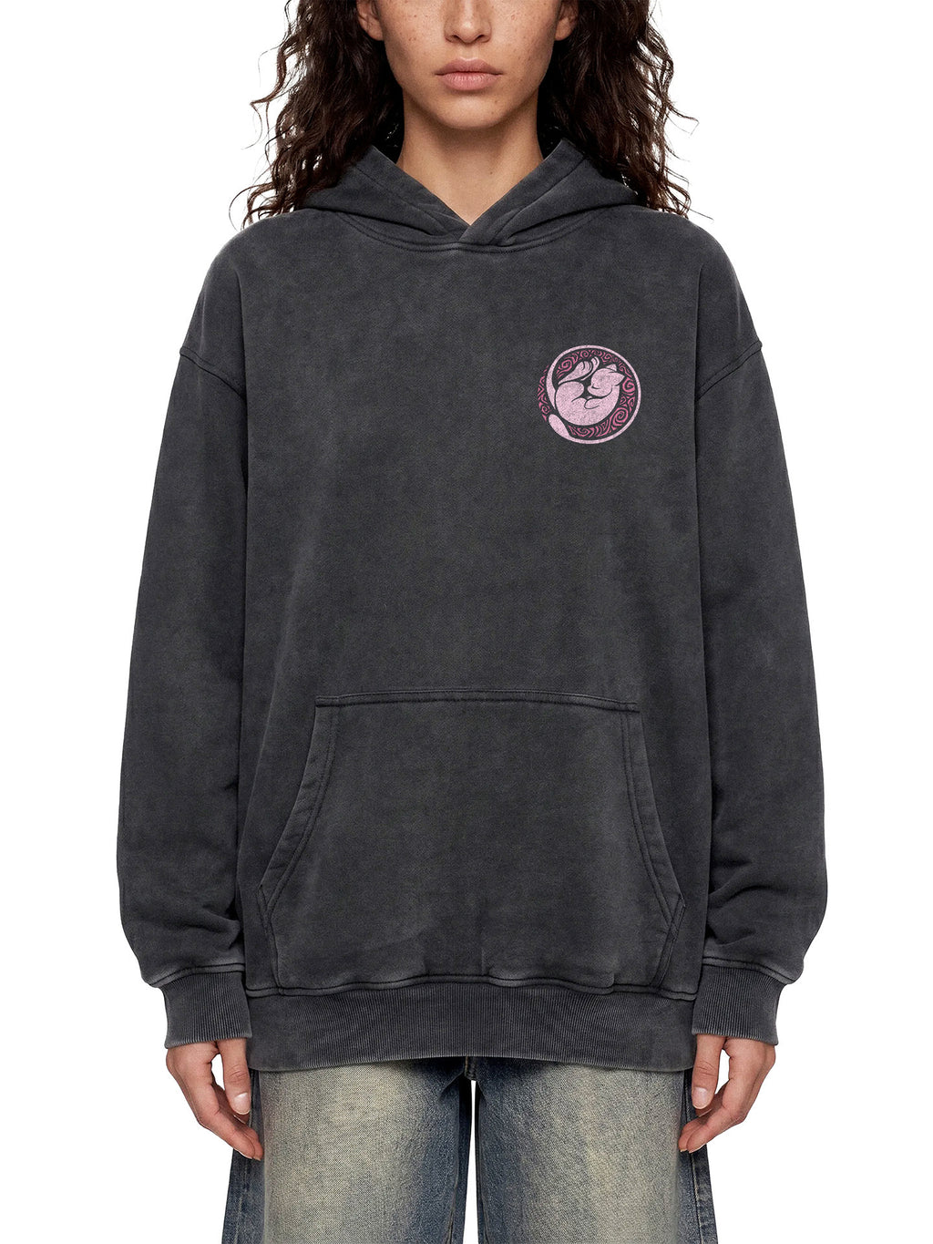 REVERIE — Oversized Vintage-Wash Hoodie