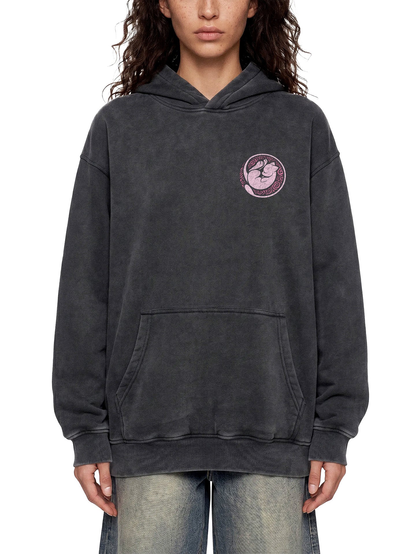 REVERIE — Oversized Vintage-Wash Hoodie