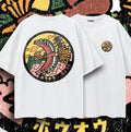 PYRE — Oversized Vintage-Wash Tee White