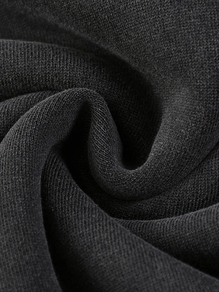 OMEN — Oversized Vintage-Wash Hoodie Black