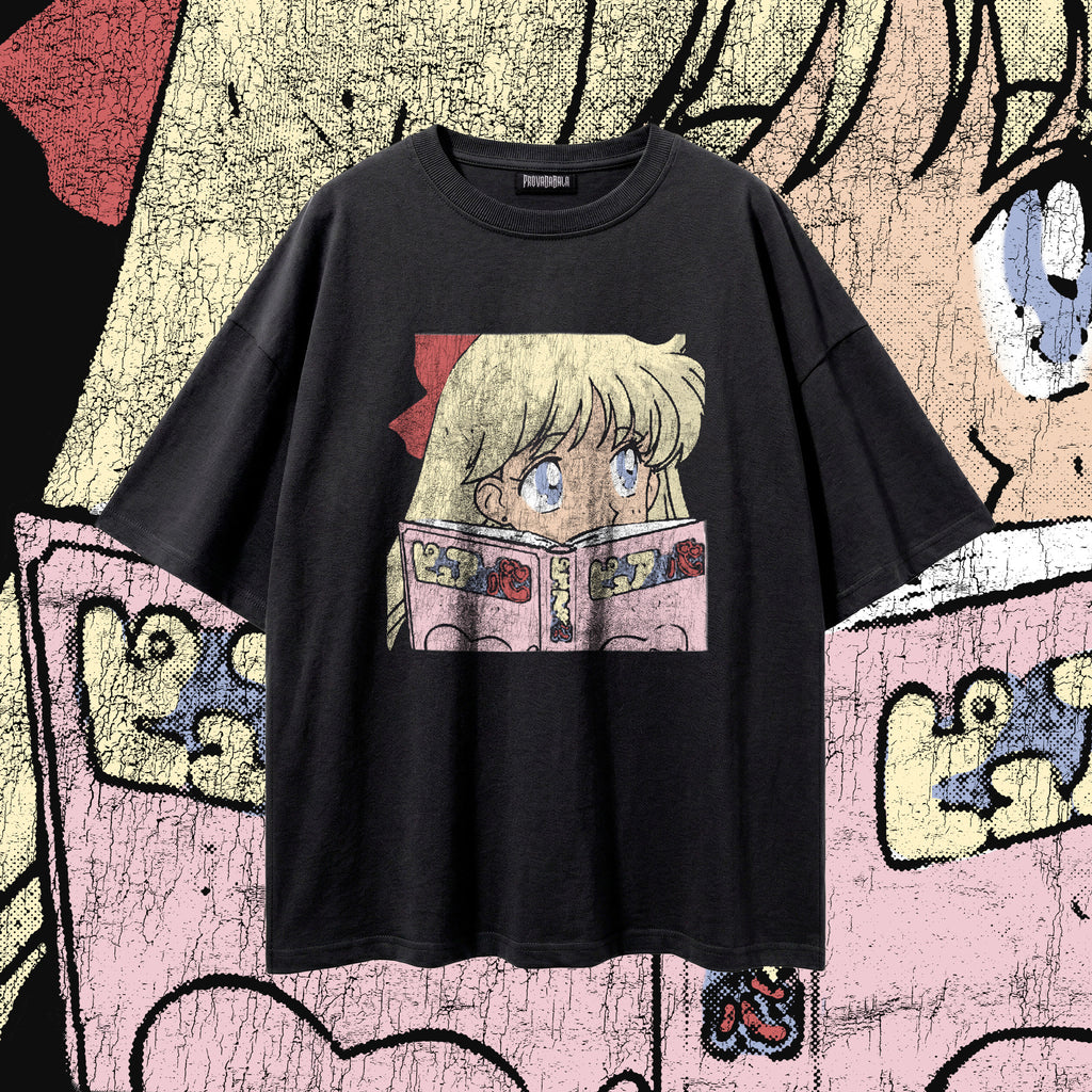 SWOON  — Oversized Vintage-Wash Tee