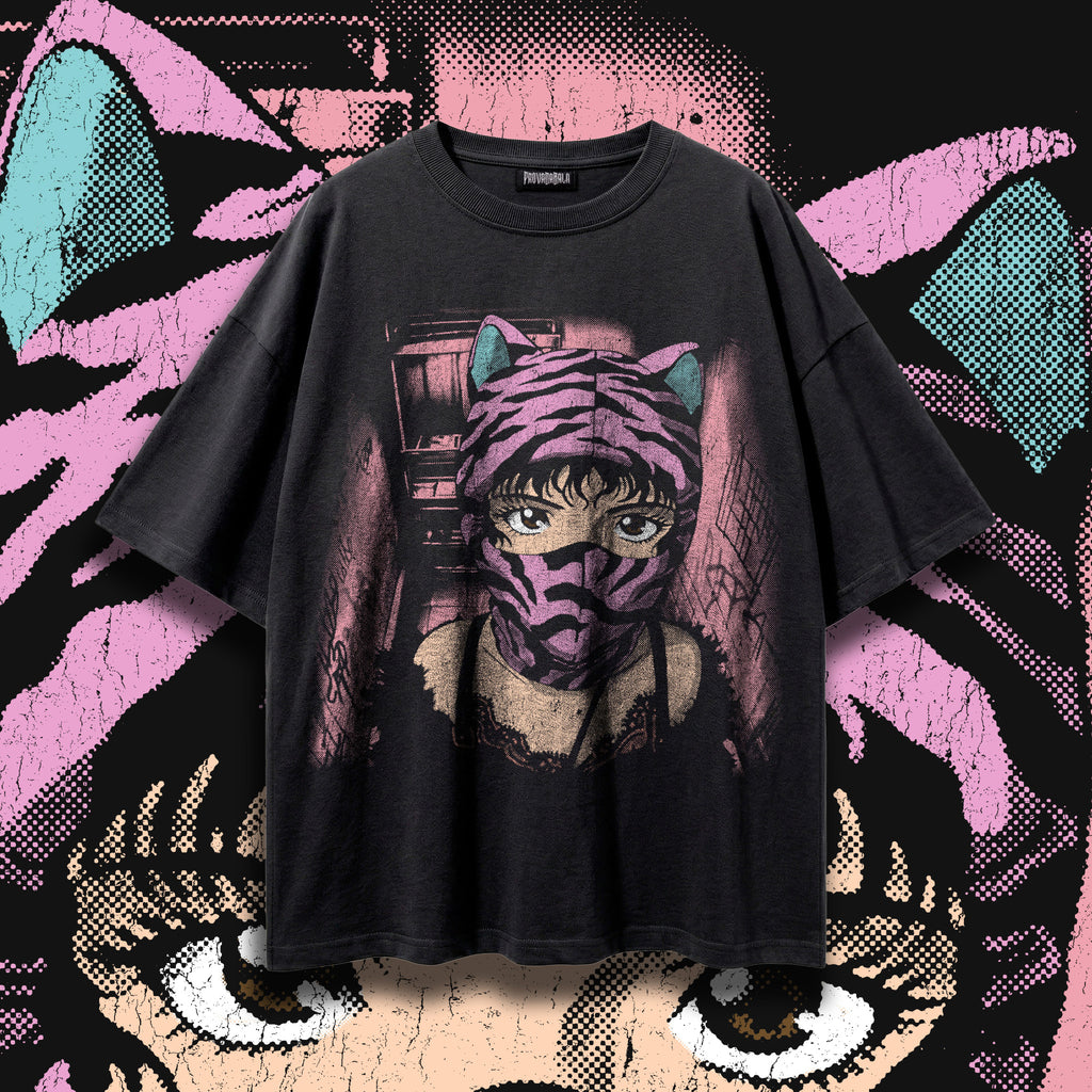 FERAL (Venom) — Oversized Vintage-Wash Tee