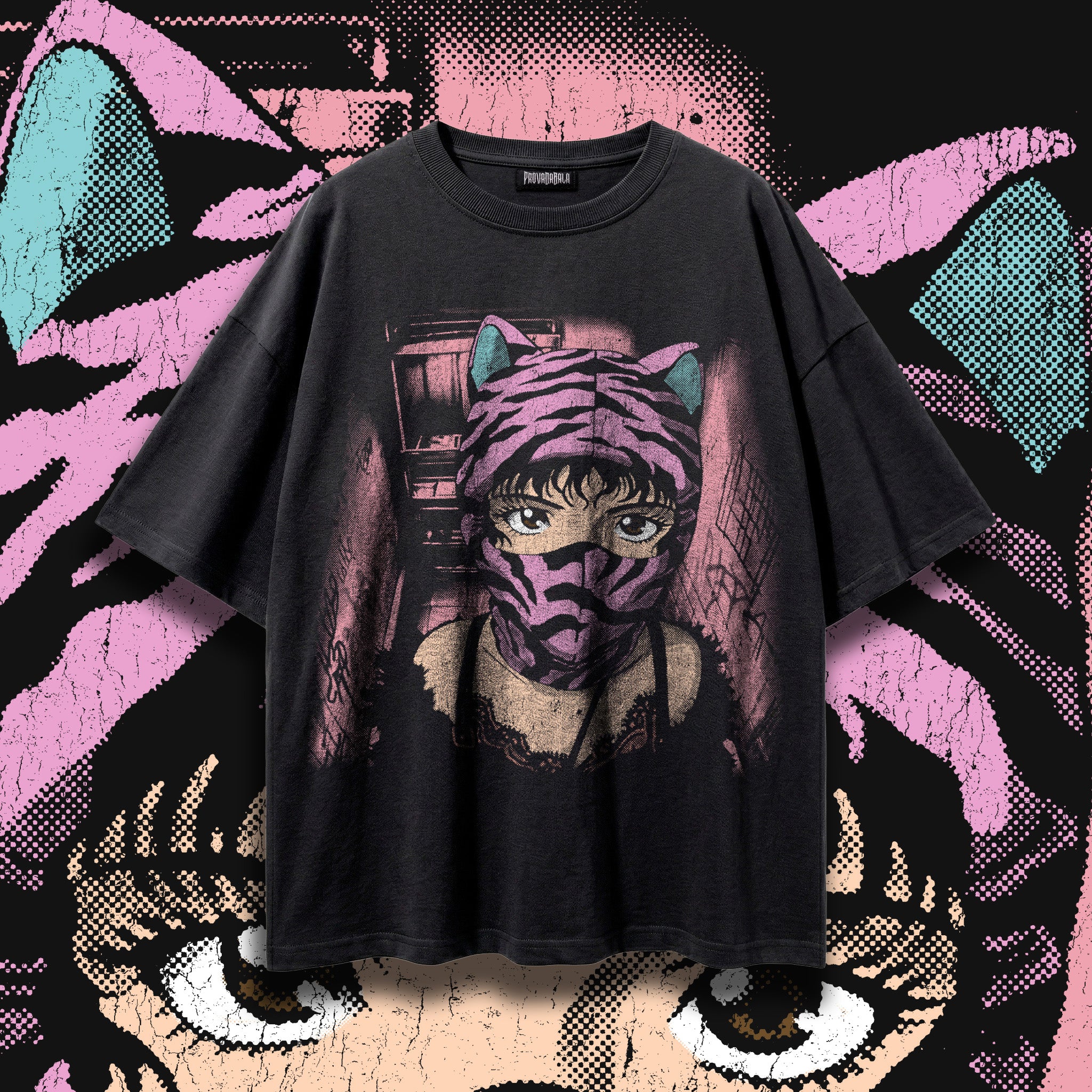 FERAL (Venom) — Oversized Vintage-Wash Tee