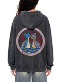 DEVOTION — Oversized Vintage-Wash Hoodie
