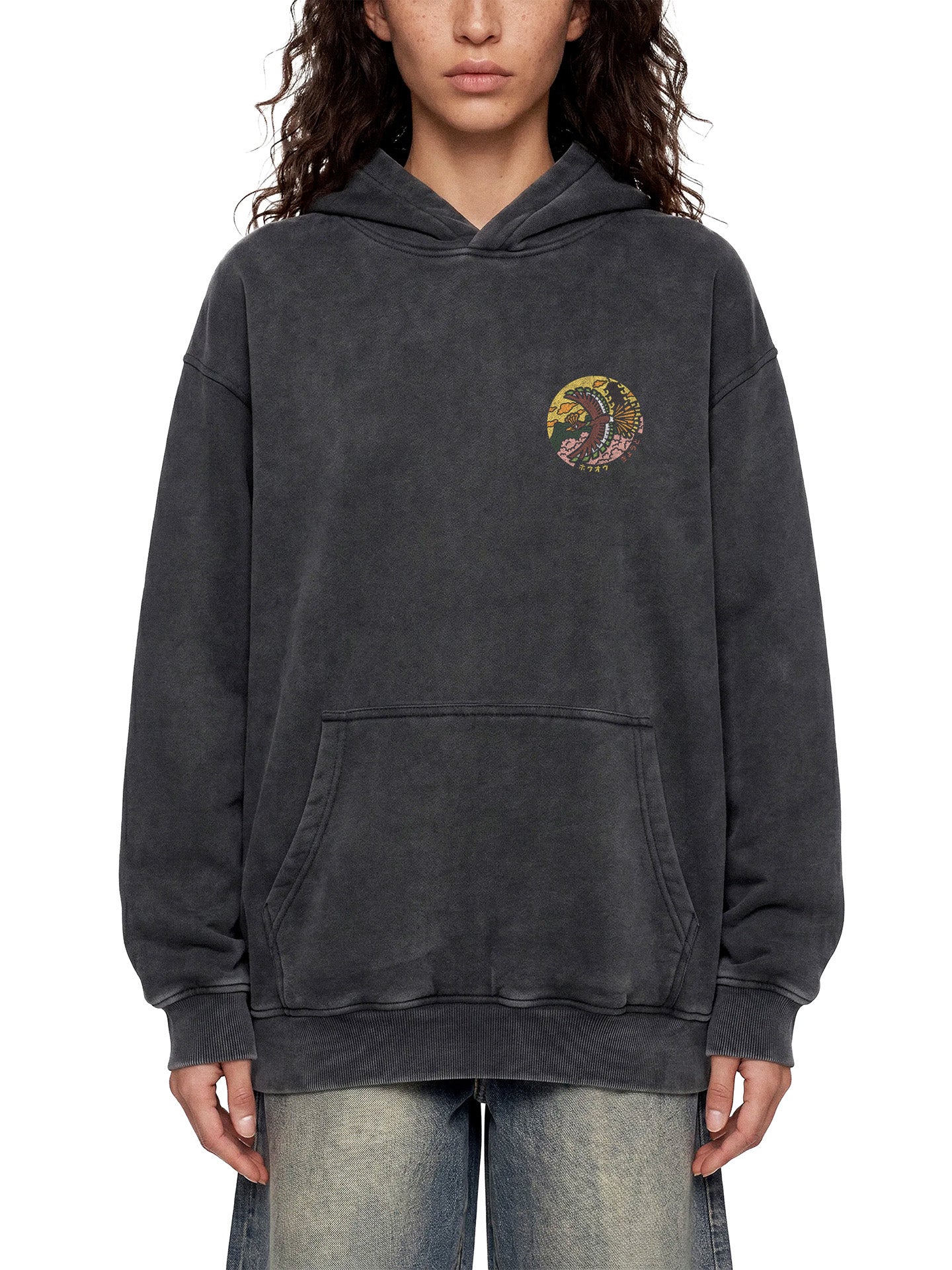 PYRE — Oversized Vintage-Wash Hoodie