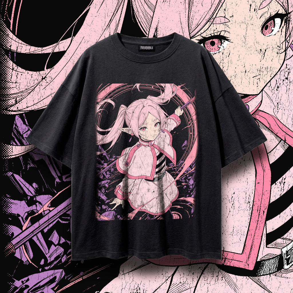 ARCANE (Blush) — Oversized Vintage-Wash Tee