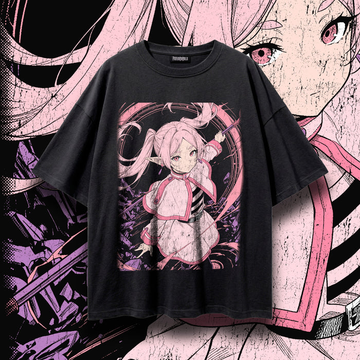 ARCANE (Blush) — Oversized Vintage-Wash Tee