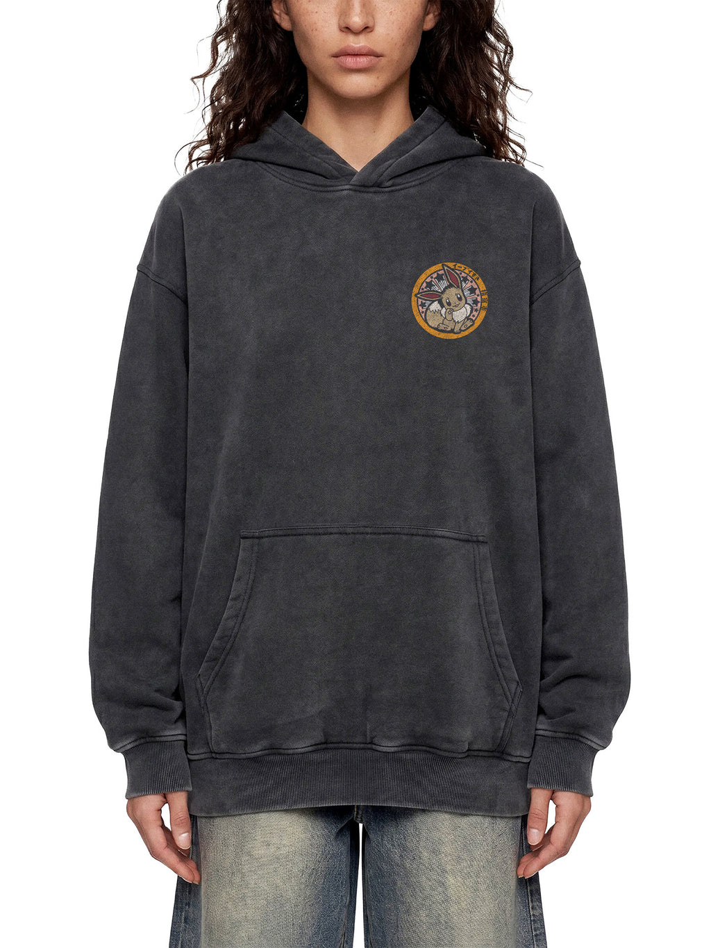 STRAY — Oversized Vintage-Wash Hoodie