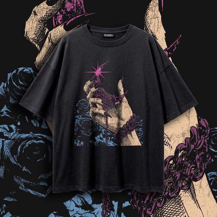COVET (VENOM) — Oversized Vintage-Wash Tee