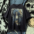 GRIMOIRE (Frost) — Oversized Vintage-Wash Tee
