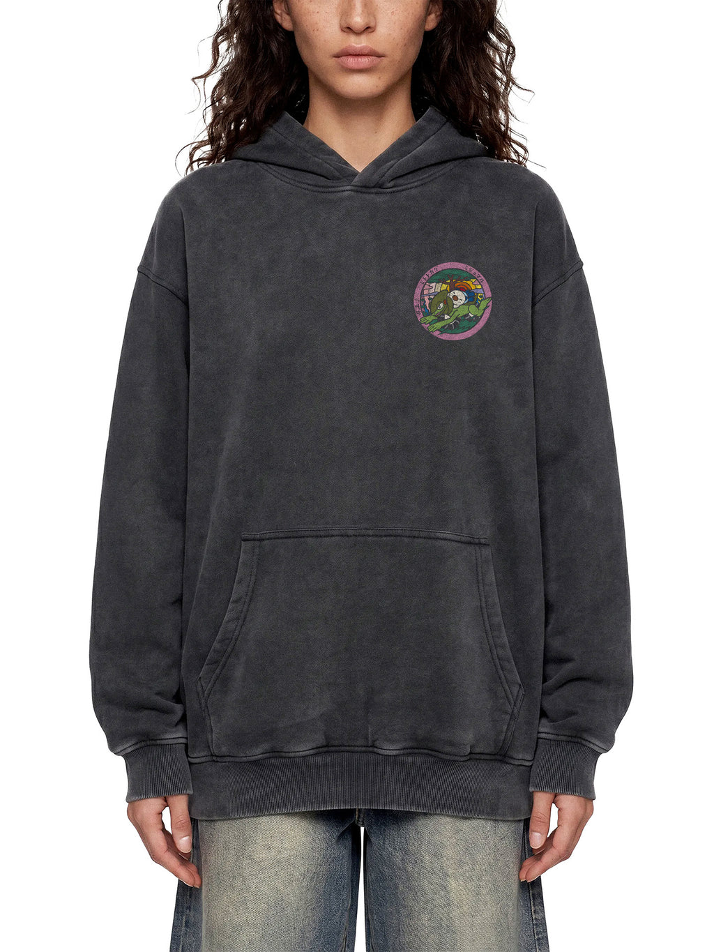 SLUMBER — Oversized Vintage-Wash Hoodie