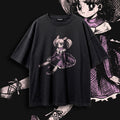 "BALLET" Vintage Anime Graphic Tee - Lavender & Shadow