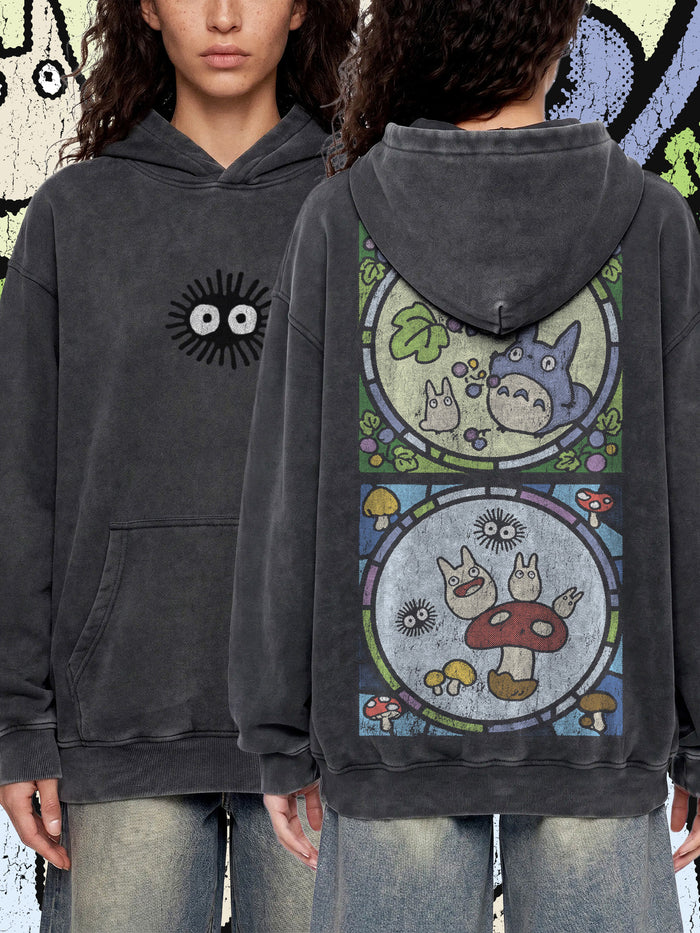 GROVE  — Oversized Vintage-Wash Hoodie