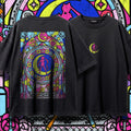 VITRAIL — Oversized Vintage-Wash Tee Black