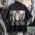 "ELVEN MEADOW" Vintage Graphic Tee - Silver & Emerald