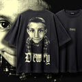 DEWEY (Relic) — Oversized Vintage-Wash Tee Black